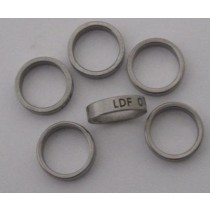 Lukket kraftig flad stålring LDFP 18.0 mm