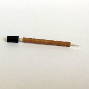 Ensfarvet 2.3 mm 10 stk. Brun