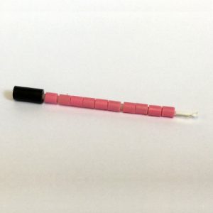 Ensfarvet 2.3 mm 10 stk. Pink